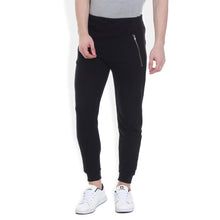 Rocx Men Cotton Black Track Pant