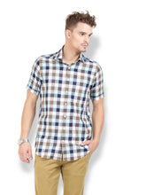 Thisrupt Blue Marble casual slim fit shirt