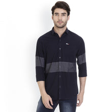 ROCX Shirts White Black Colour Panel Shirts
