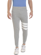 Rocx Men's Light Grey Colour Printed Trackpant