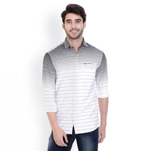 ROCX Black-White Twill Check Slim Fit Shirts
