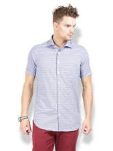 Thisrupt Blue Marble casual slim fit shirt