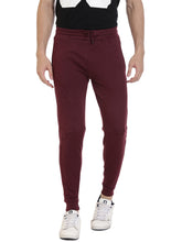 Rocx Men's Maroon Colour Printed Trackpant