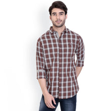 ROCX Shirts Navy Blue-White Twill Check