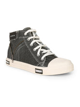 Thisrupt Mens Black Denim Shoes