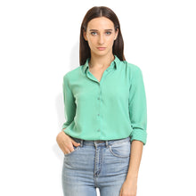 Kate In Heels Women Shirt Three Quarter Sleeves	shirt collar
