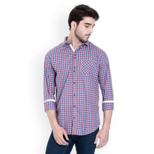 ROCX Shirts Red - R Blue Multi Colour Check