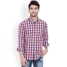 ROCX Shirts Maroon - Blue Multi Colour