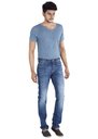 Vudu Men's Full Length Mid Rise Jeans