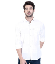 ROCX Shirts White-Blue Colour Panel Shirt
