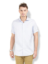 Thisrupt Blue Marble casual slim fit shirt