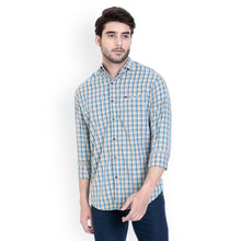 ROCX Shirts Khakhi Blue Multi Colour Check Shirts