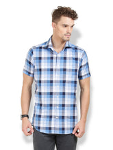 Thisrupt Blue Marble casual slim fit shirt