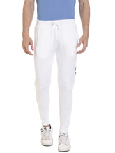 Rocx Men's White Colour Printed Trackpant