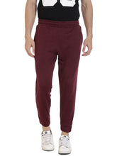 Rocx Men's Maroon Melange Colour ConstraTrackpant
