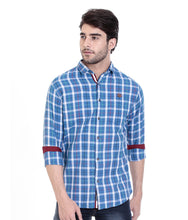 ROCX Shirts Blue - White Multi Colour Check