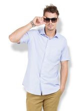 Thisrupt Blue Marble casual slim fit shirt