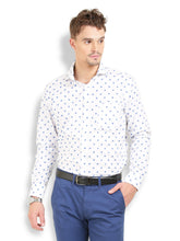 Thisrupt Blue Marble Formal slim fit shirt