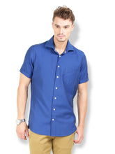 Thisrupt Blue Marble casual slim fit shirt