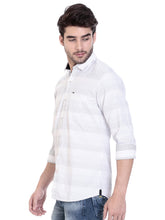 ROCX White Twill Check Slim Fit Shirts