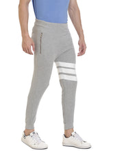 Rocx Men's Light Grey Colour Printed Trackpant