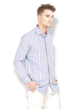 Thisrupt Blue Marble Formal slim fit shirt