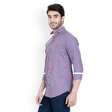 ROCX Shirts Red - R Blue Multi Colour Check