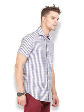 Thisrupt Blue Marble casual slim fit shirt