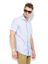 Thisrupt Blue Marble casual slim fit shirt