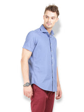 Thisrupt Blue Marble casual slim fit shirt