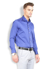 Thisrupt Blue Marble casual slim fit shirt
