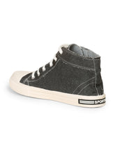 Thisrupt Mens Black Denim Shoes