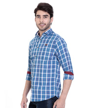 ROCX Shirts Blue - White Multi Colour Check