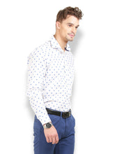Thisrupt Blue Marble Formal slim fit shirt