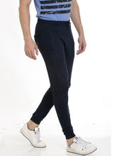Rocx Men's Navy Blue Colour Printed Trackpant