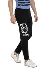 Rocx Men's Black Colour Printed Trackpant