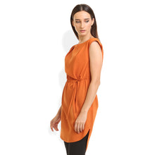 Kate In Heels Women Orange Color Round Neck Tunic