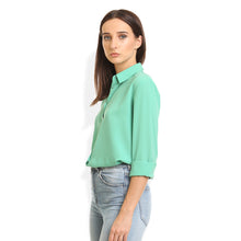 Kate In Heels Women Shirt Three Quarter Sleeves	shirt collar