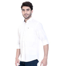 ROCX Shirts White-Blue Colour Panel Shirt