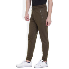 Rocx Men Cotton Green Track Pant