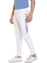 Rocx Men's White Colour Printed Trackpant