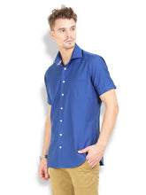Thisrupt Blue Marble casual slim fit shirt