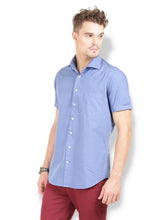 Thisrupt Blue Marble casual slim fit shirt