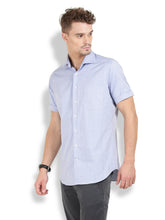 Thisrupt Blue Marble casual slim fit shirt