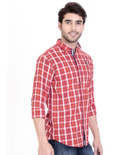 ROCX Shirts  Red - White Multi Colour Check