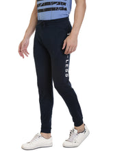 Rocx Men's Navy Blue Colour Printed Trackpant