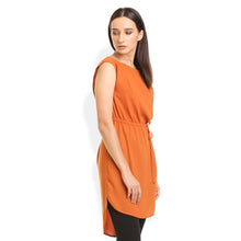 Kate In Heels Women Orange Color Round Neck Tunic