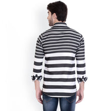 ROCX Black-White Twill Check Slim Fit Shirts