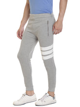 Rocx Men's Light Grey Colour Printed Trackpant