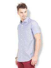 Thisrupt Blue Marble casual slim fit shirt